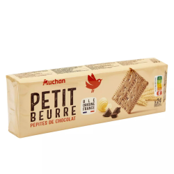 PETIT BEURRE PEPITE AUCHAN200G