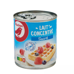 Auchan lait concentré sucré...