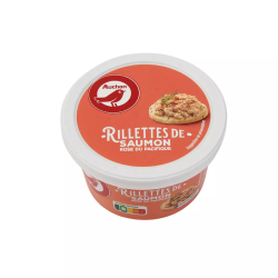 AUCHAN RILLETTE SAUMON125G