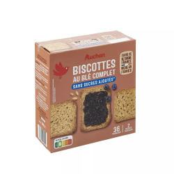 Auchan Biscotte au blé...