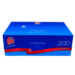 MOUCHOIRS BOITE LYS X200