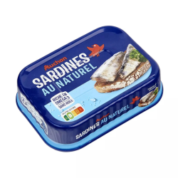 AUCHAN Sardines au naturel...