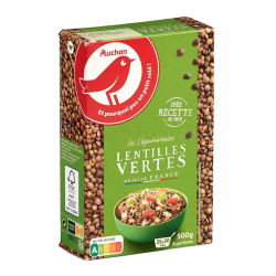 AUCHAN Lentilles vertes 8...