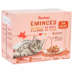 AUCHAN Emincés en gelée...