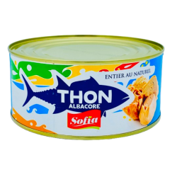 Thon Entier Naturel SOFIA 800G