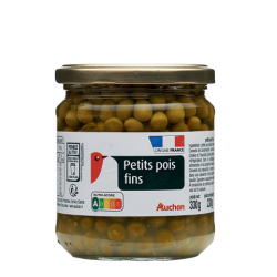 AUCHAN Petits pois fins...