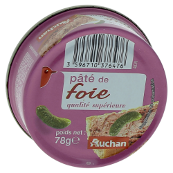 AUCHAN Pate De Foie 78GR