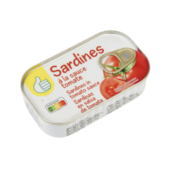 SARDINE A LA TOMATE POUCE 120G