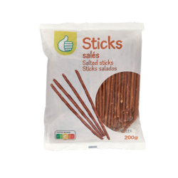 Pouce sticks salés 200 g