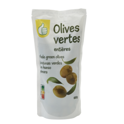 OLIVE VERTE ENTIERE POUCE 400G