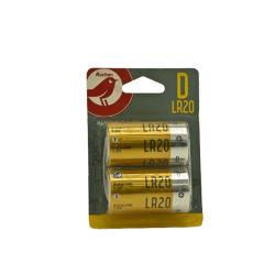 Auchan piles alkaline 1.5V...