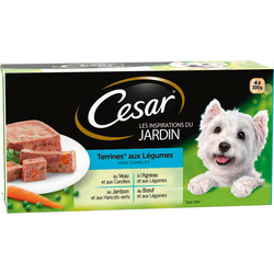 CESAR   Pâtée pour chien...