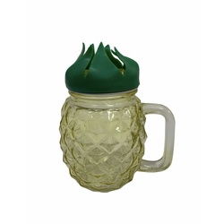 Jar Avec Paille Ananas 400ML