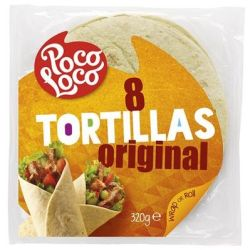 Poco Loco 8 tortillas...