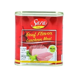 LUNCHEON MEAT BEEF SARA 320G