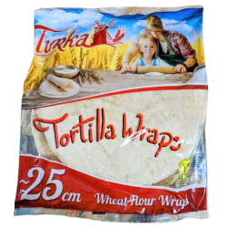 TORTILLAS WRAP TURKA 25CM